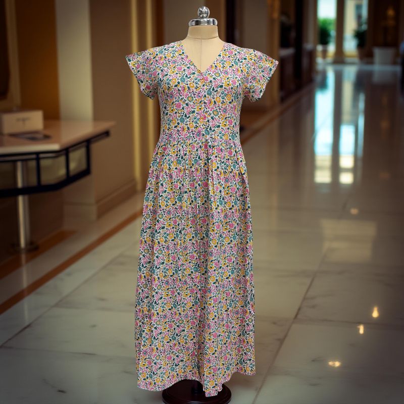 Cotton Jalabiya Dress Precious Crystal 10