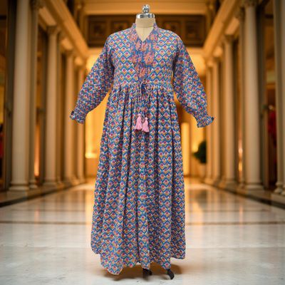 Cotton Jalabiya Dress Fahima Crystal 02