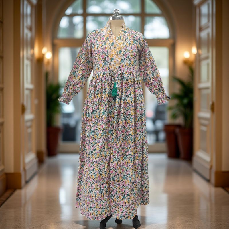 Cotton Jalabiya Dress Fahima Crystal 04