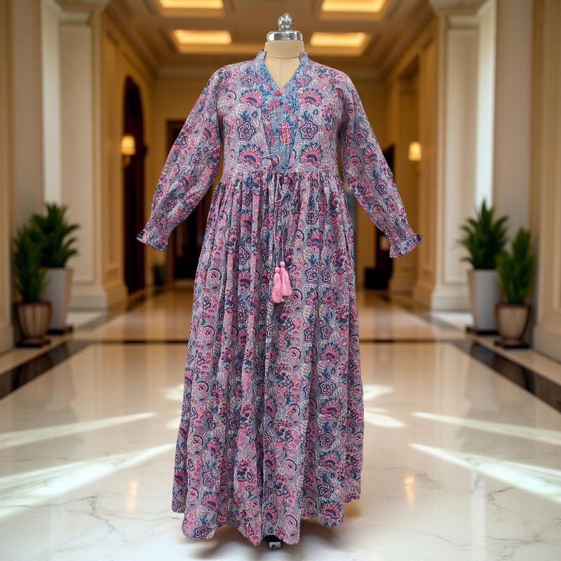 Cotton Jalabiya Dress Fahima Crystal 06