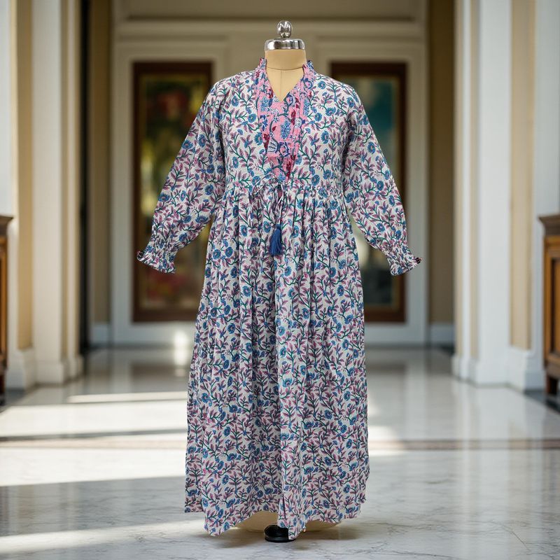Cotton Jalabiya Dress Fahima Crystal 07