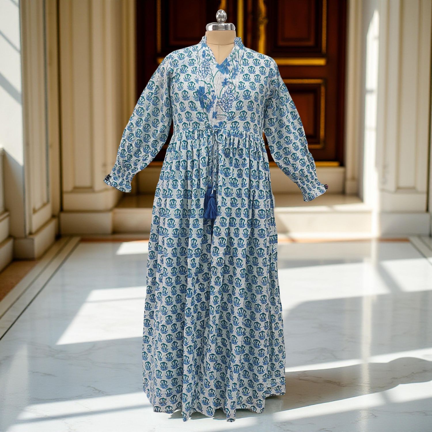 Cotton Jalabiya Dress Fahima Crystal 08