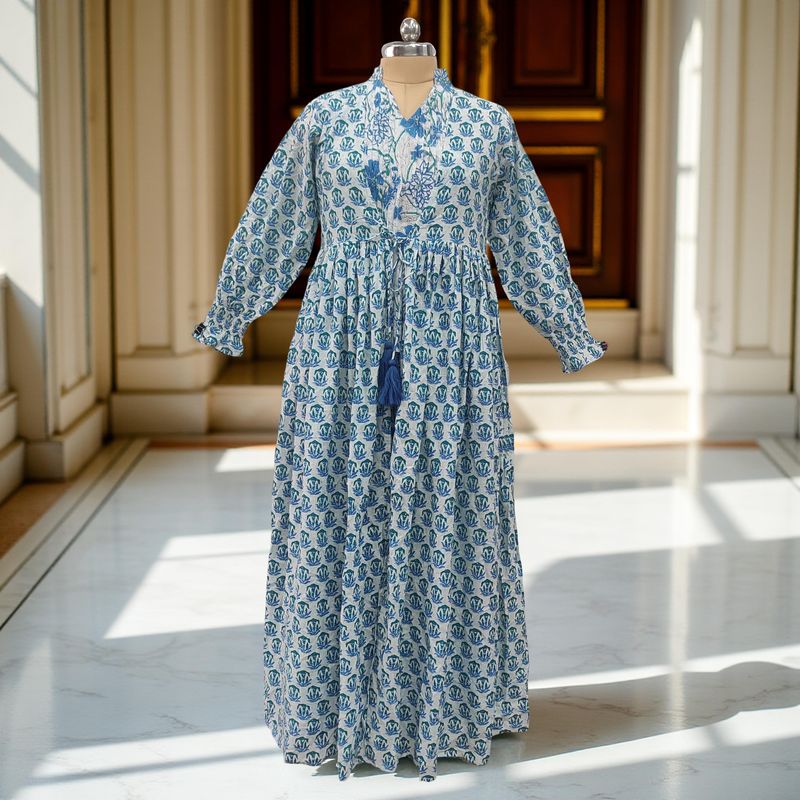 Cotton Jalabiya Dress Fahima Crystal 08
