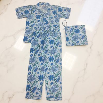 Cotton Short Sleeves Pajama Set 08