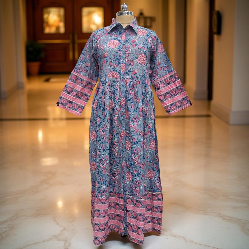 Cotton Jalabiya Dress Ana Crystal 02
