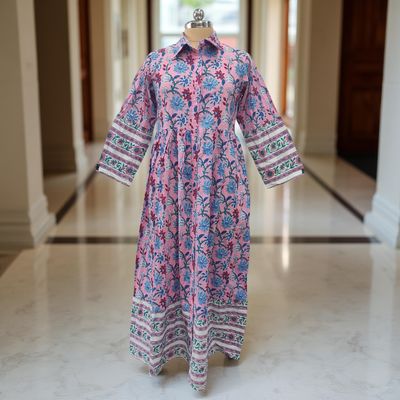 Cotton Jalabiya Dress Ana Crystal 10