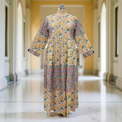 Cotton Jalabiya Dress Juhi Crystal 08