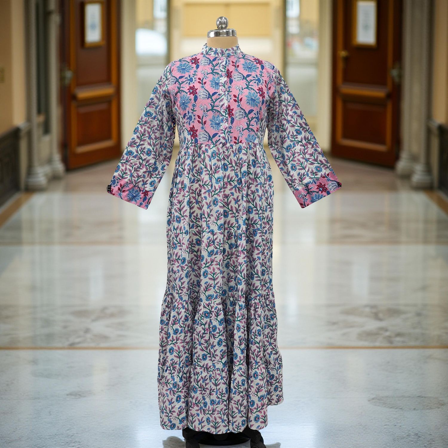 Cotton Jalabiya Dress Safia Crystal 02
