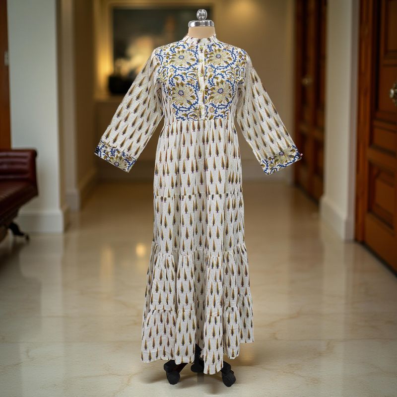 Cotton Jalabiya Dress Safia Crystal 05