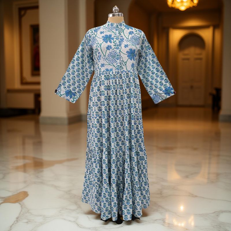 Cotton Jalabiya Dress Safia Crystal 09