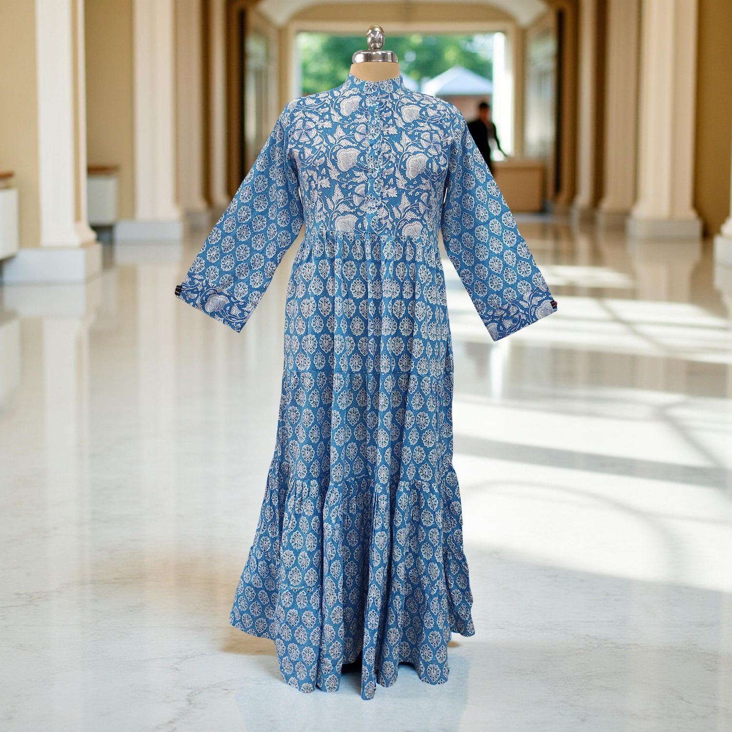 Cotton Jalabiya Dress Safia Crystal 07
