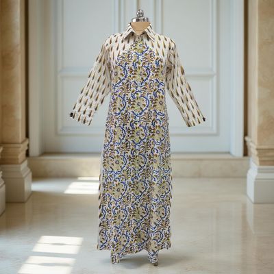 Cotton Jalabiya Dress Honey Crystal 02