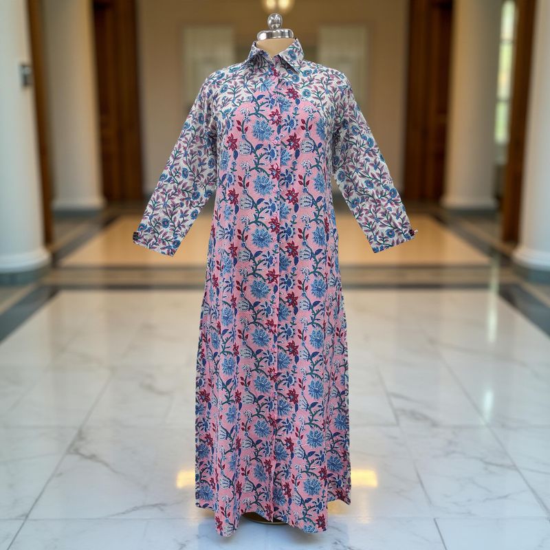 Cotton Jalabiya Dress Honey Crystal 10