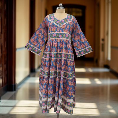 Cotton Jalabiya Dress Huda Crystal 05