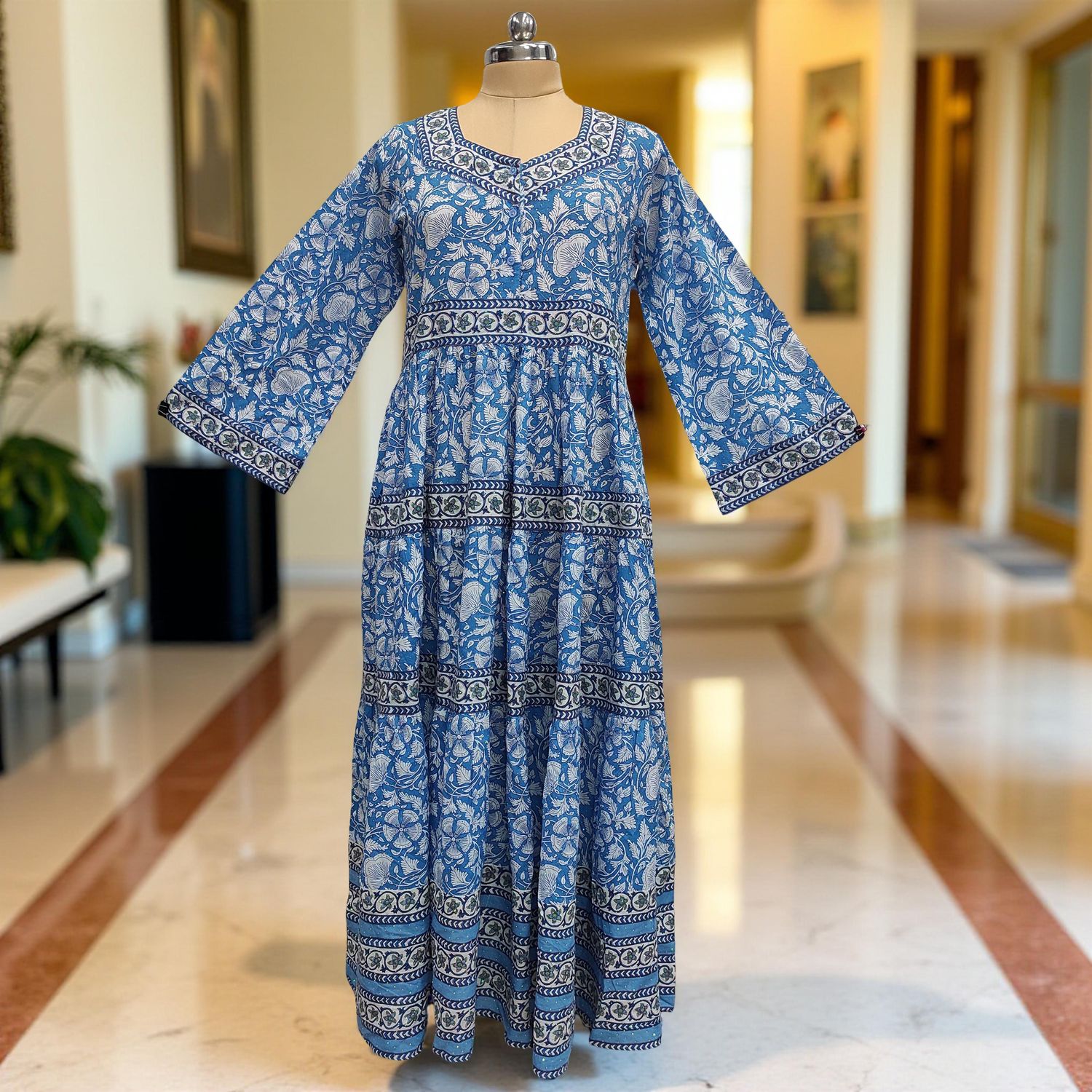 Cotton Jalabiya Dress Huda Crystal 09
