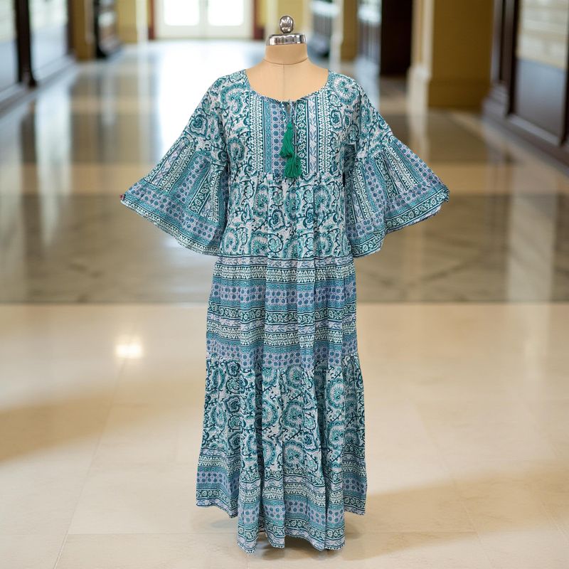 Cotton Jalabiya Dress Gaby Crystal 06
