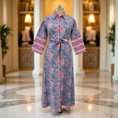 Cotton Jalabiya Dress Tansy Crystal 02