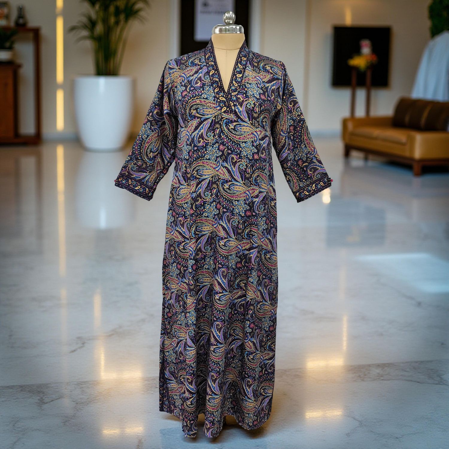 Cotton Jalabiya Dress Teena Silk 01
