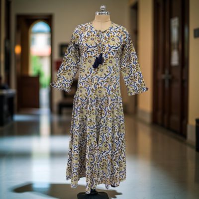 Cotton Jalabiya Dress Razia Crystal 05