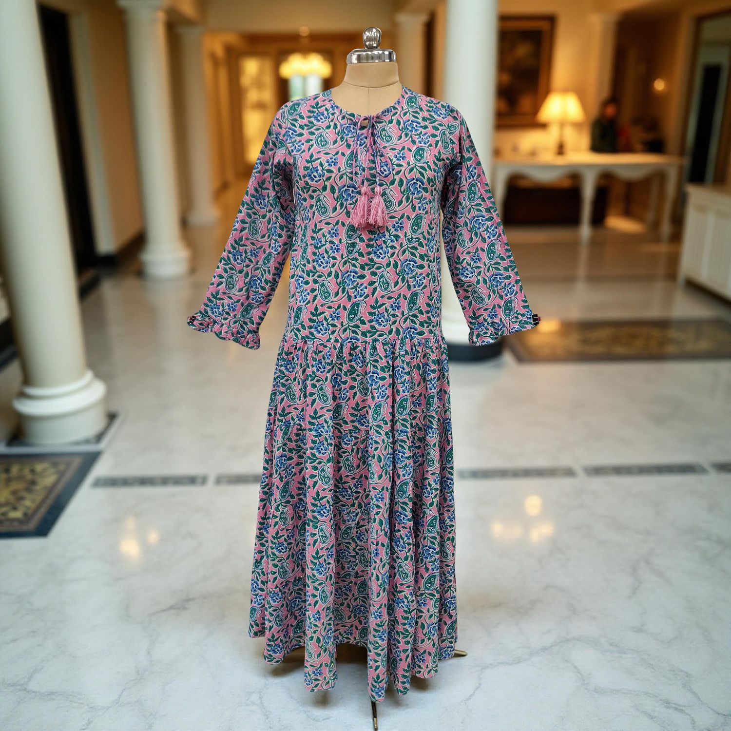 Cotton Jalabiya Dress Razia Crystal 10