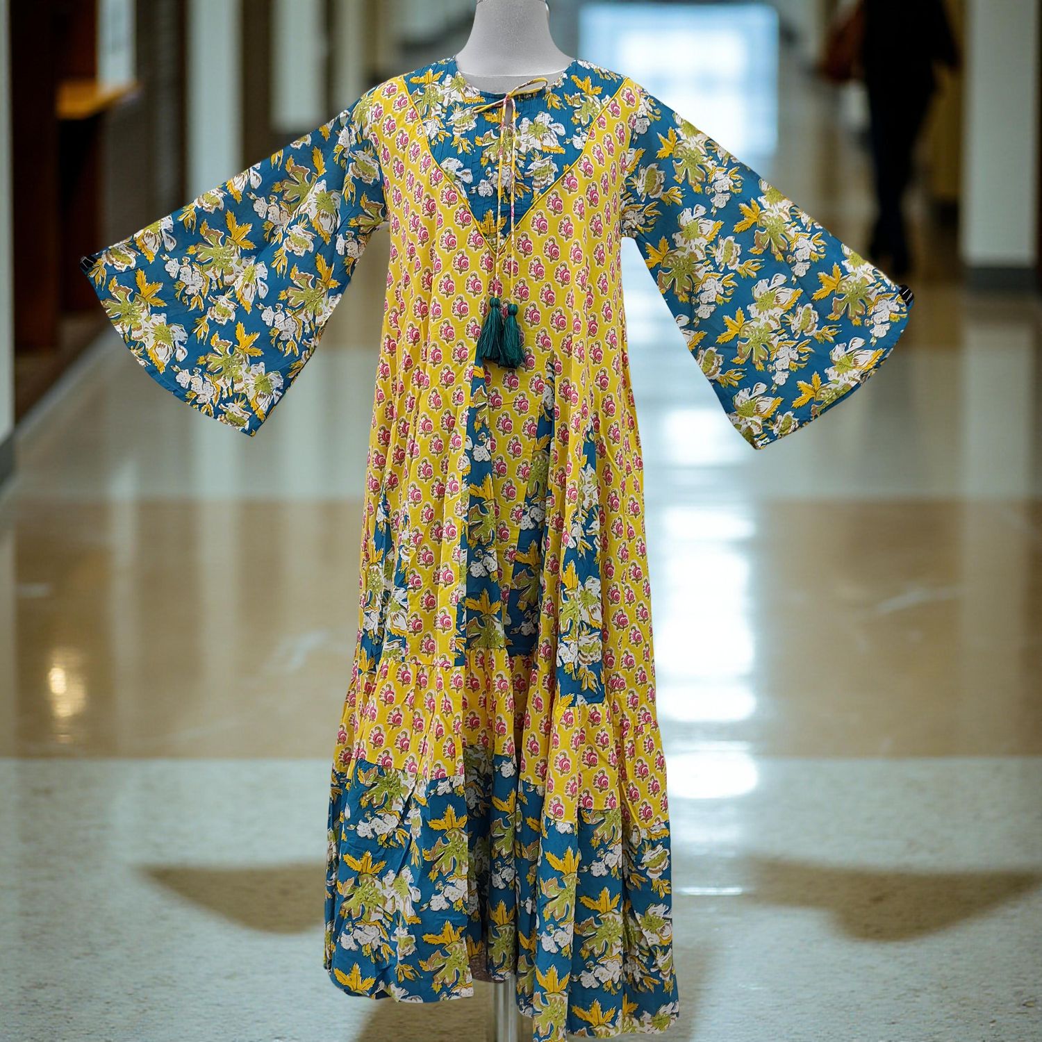 S-M Jamina Cotton Dress 54&quot; Long Jalabiya