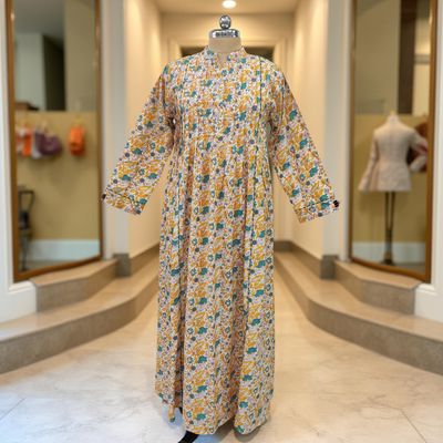 Cotton Jalabiya Dress Afra Crystal 09