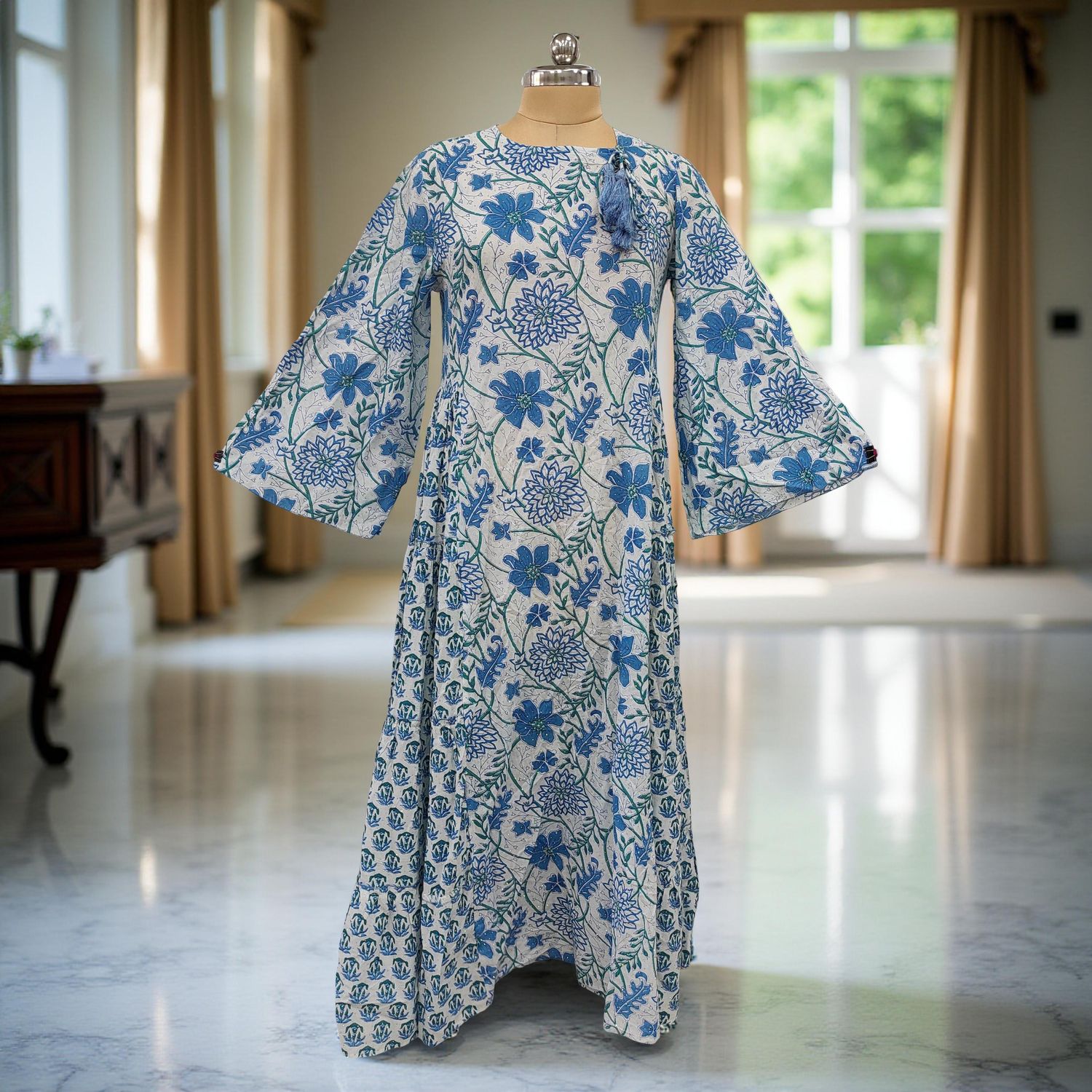 Cotton Jalabiya Dress Cindrella Crystal 09