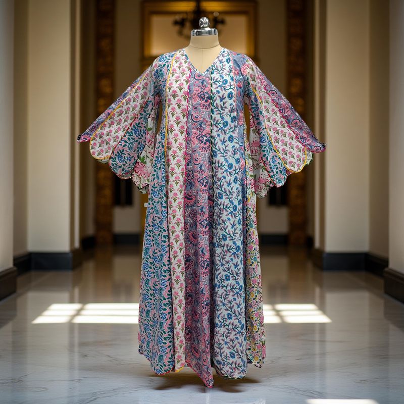 Cotton Jalabiya Dress Meher Crystal 01