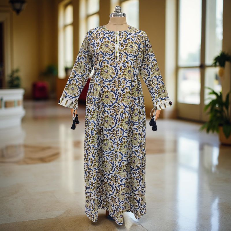 Cotton Jalabiya Dress Jasmine 09
