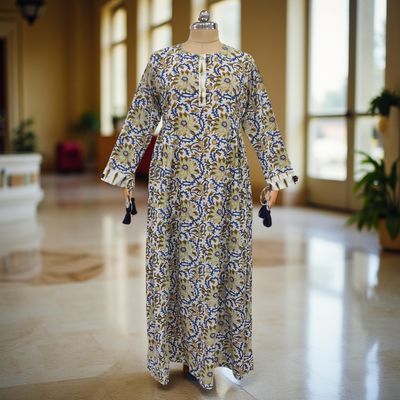Cotton Jalabiya Dress Jasmine 09