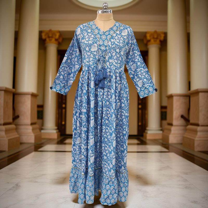 Cotton Jalabiya Dress Zaria Crystal 04