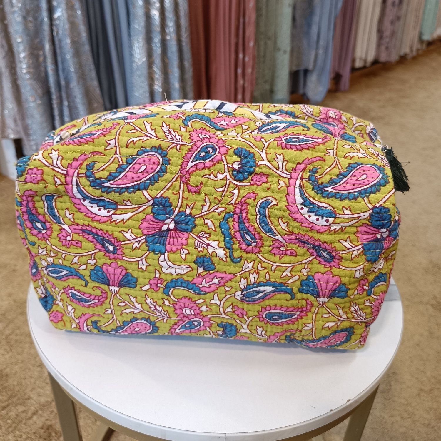 Cotton Cosmetic bag Length 12&quot;
