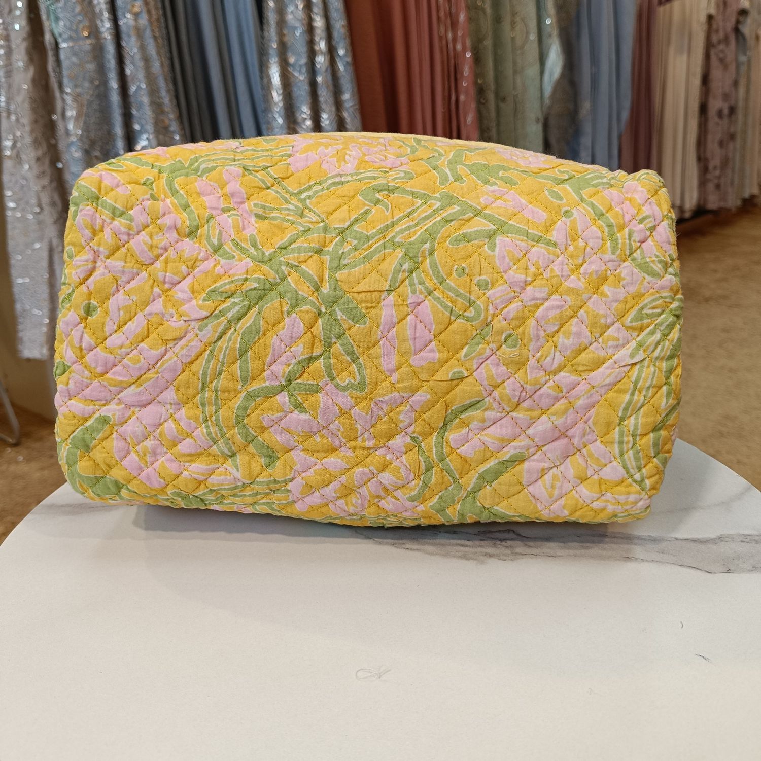 Cotton Cosmetic bag Length 12&quot;