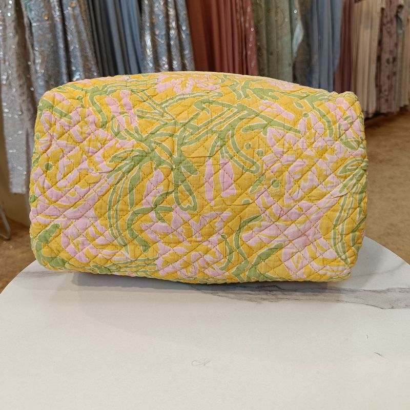 Cotton Cosmetic bag Length 12&quot;