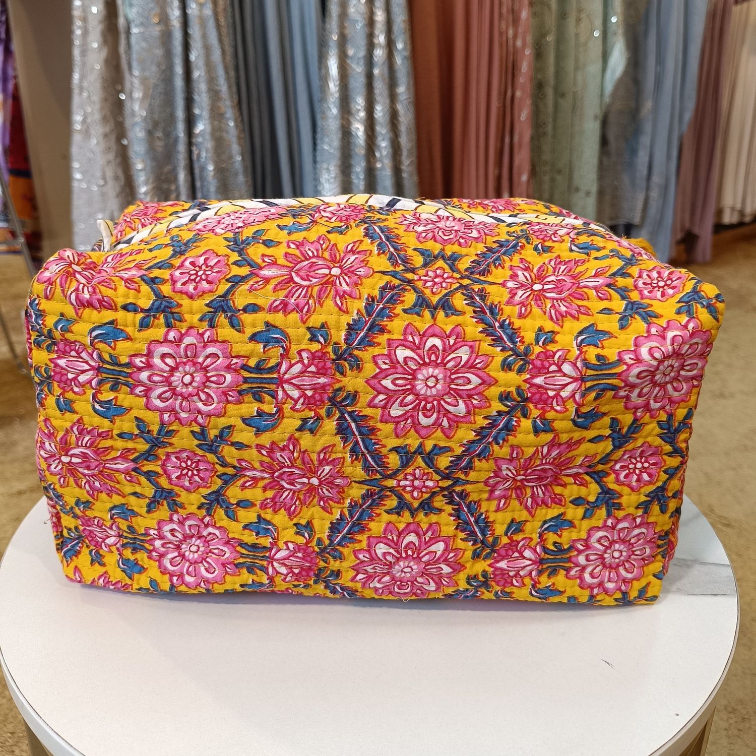 Cotton Cosmetic bag Length 12&quot;