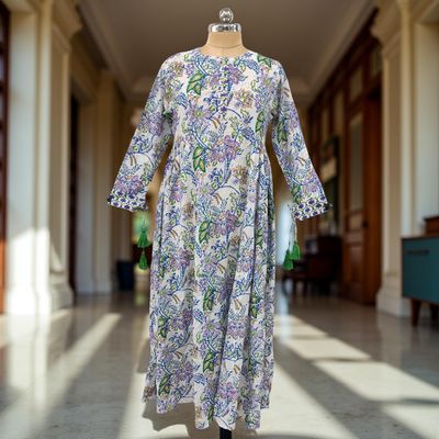Cotton Jalabiya Dress Jasmine Crystal 06