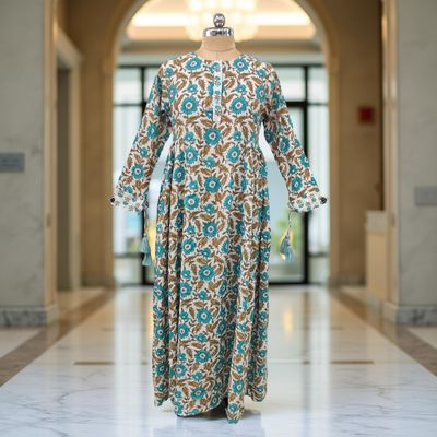 Cotton Jalabiya Dress Jasmine Crystal 07