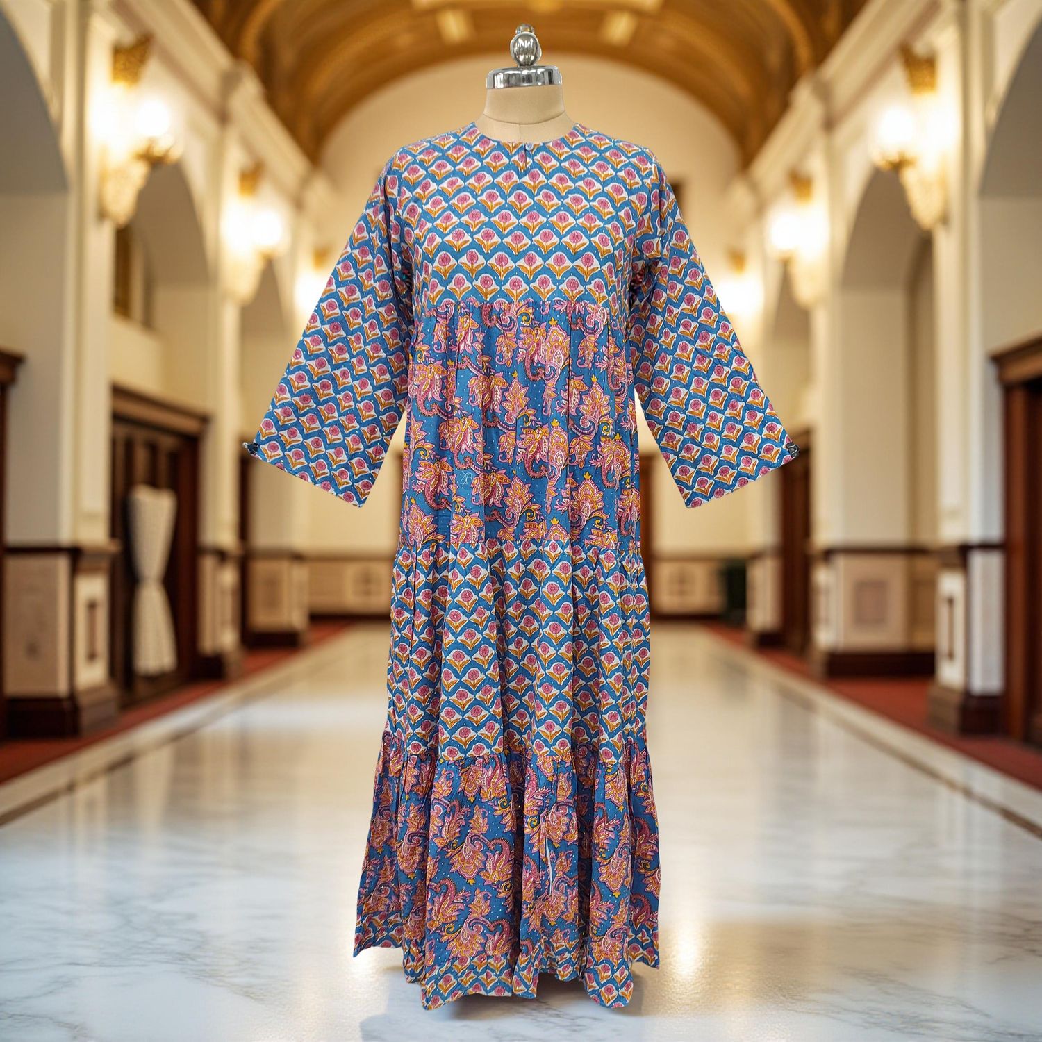 Cotton Jalabiya Dress  Layla Crystal 08