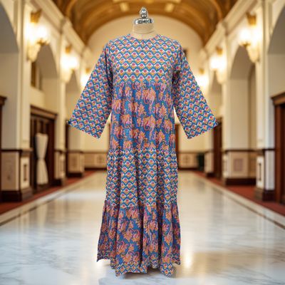 Cotton Jalabiya Dress  Layla Crystal 08