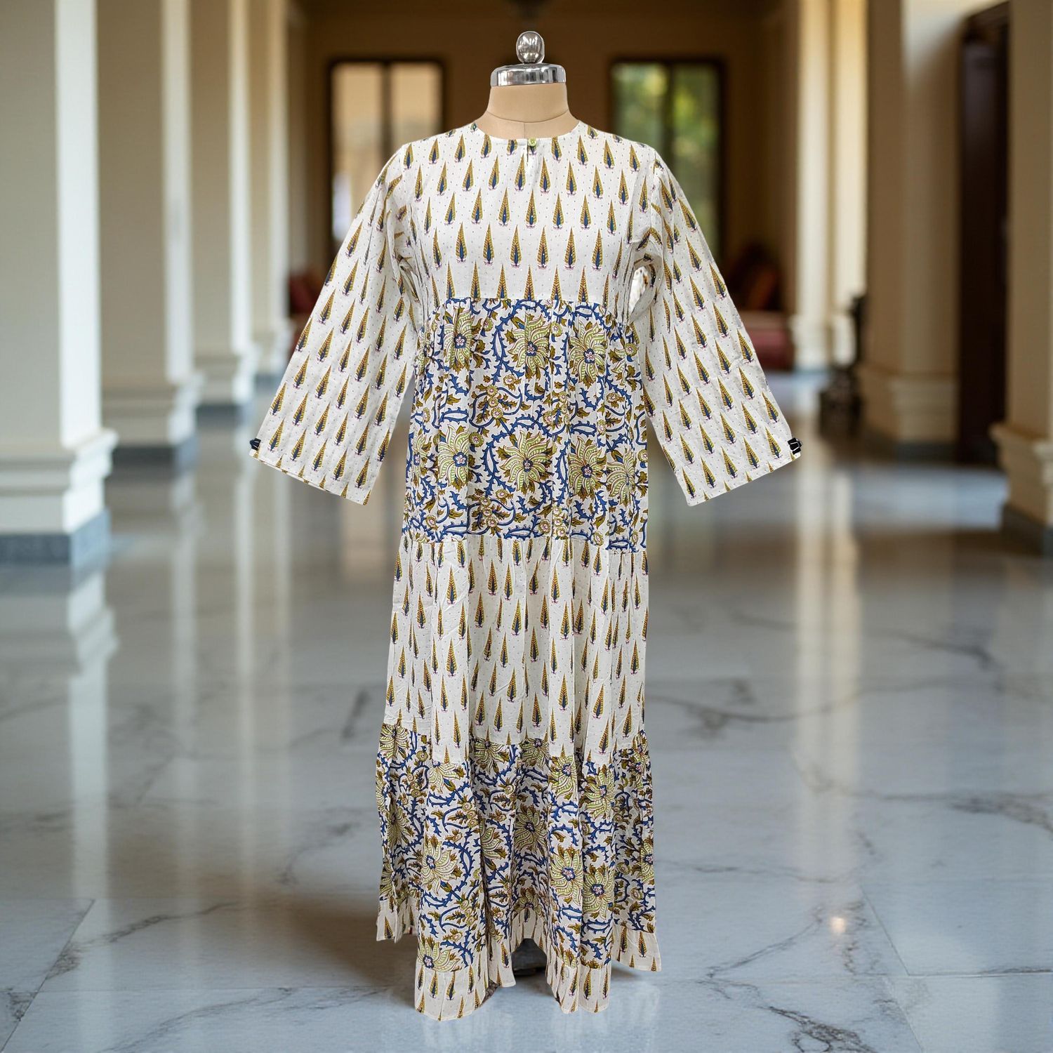 Cotton Jalabiya Dress  Layla Crystal 02
