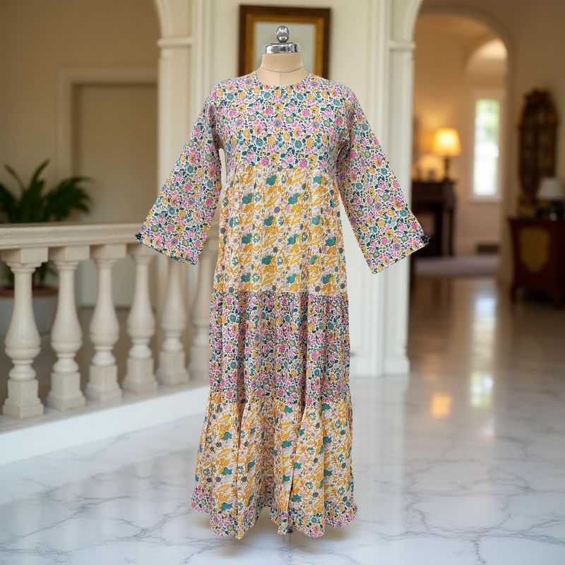 Cotton Jalabiya Dress  Layla Crystal 09