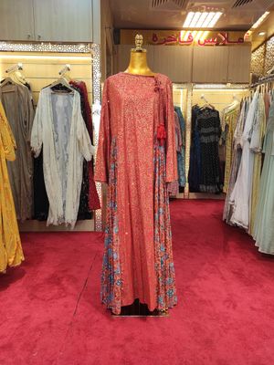 L/XL Cindrella crystal  Cotton Dress 57&quot; Long Jalabiya