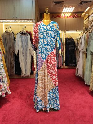 S/M Special Printed Cotton Dress 60&quot; Long Jalabiya