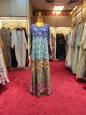 S/M Special Printed Cotton Dress 57&quot; Long Jalabiya