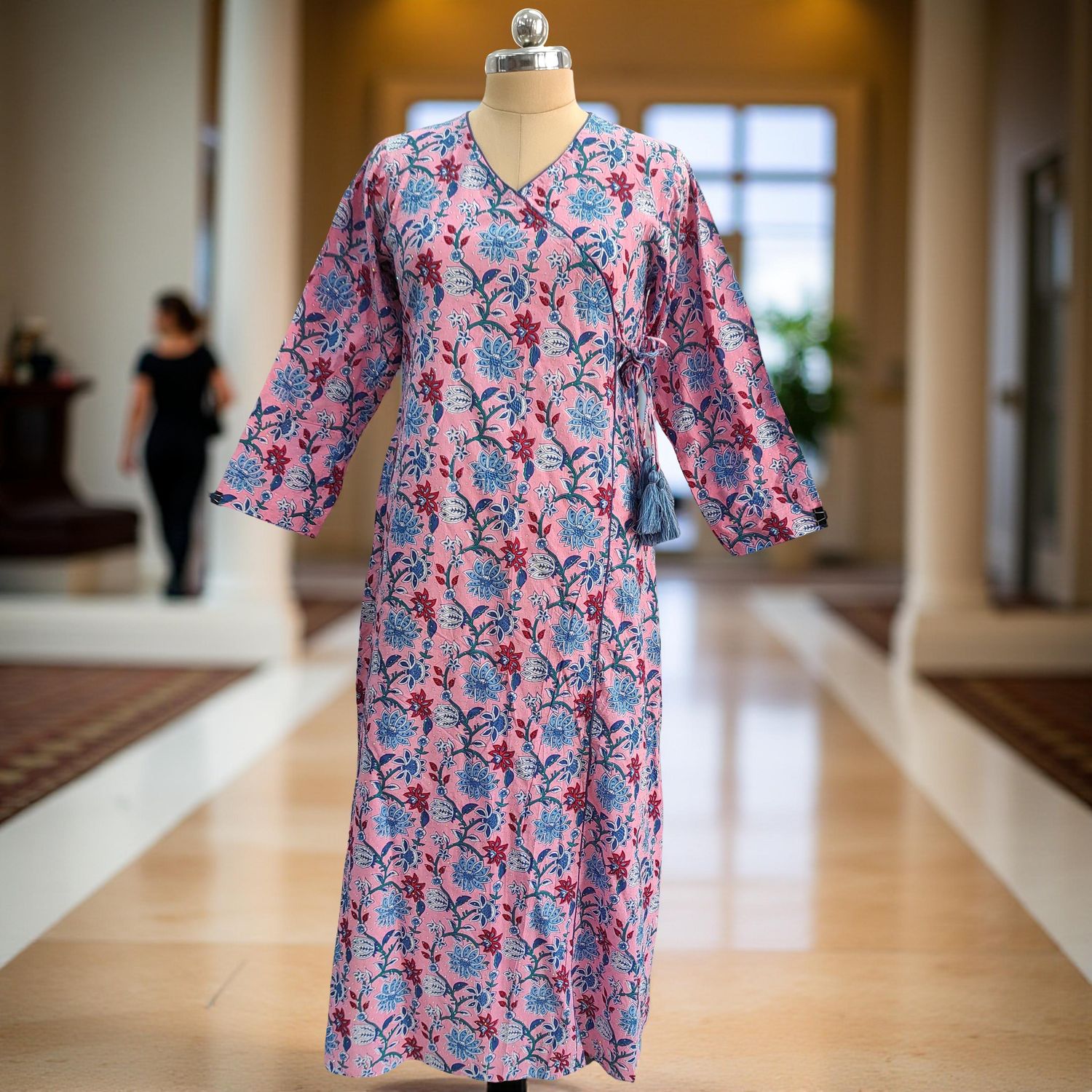 Cotton Jalabiya Dress Qifa Crystal 01