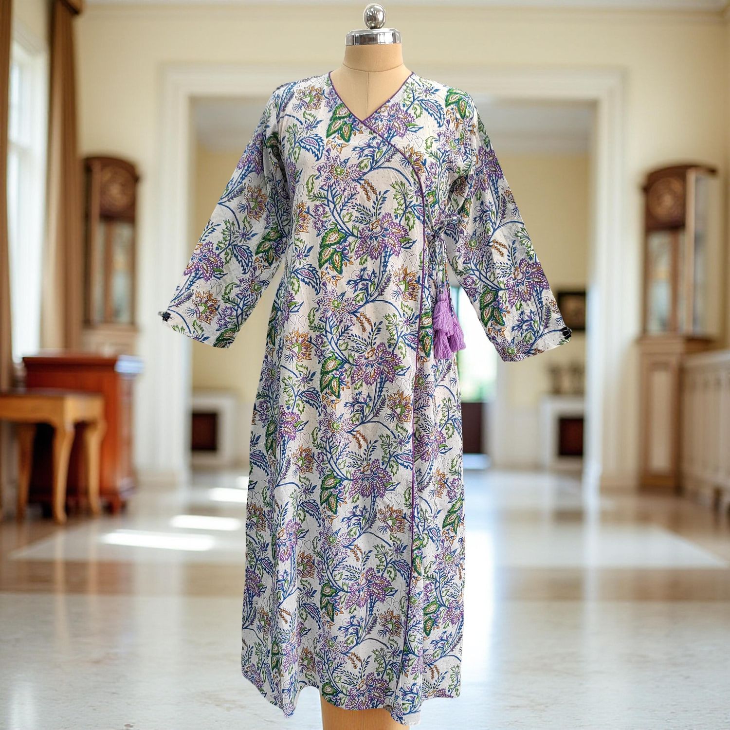 Cotton Jalabiya Dress Qifa Crystal 04