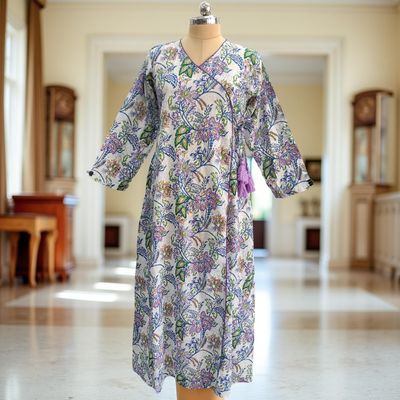 Cotton Jalabiya Dress Qifa Crystal 04