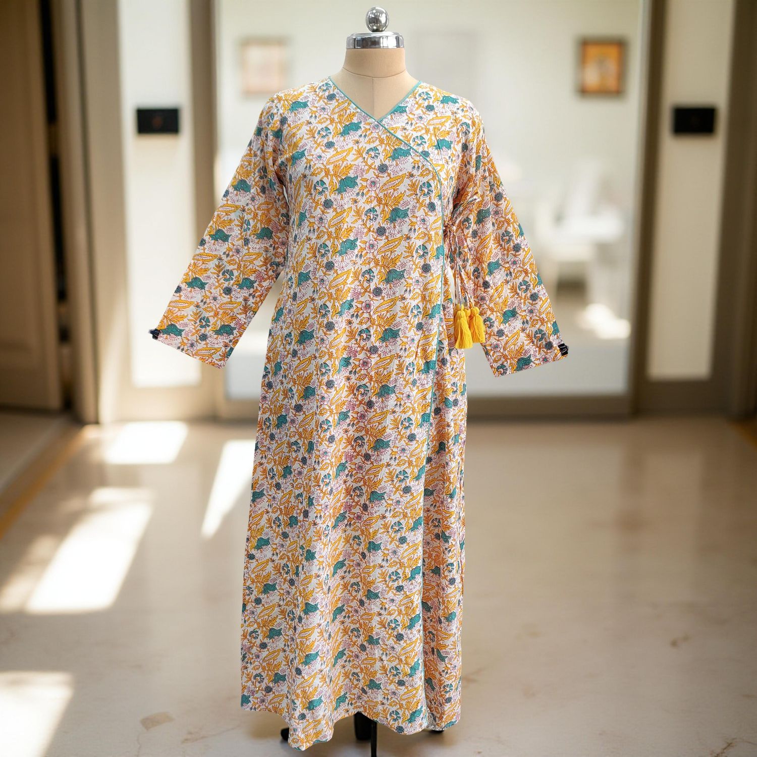 Cotton Jalabiya Dress Qifa Crystal 09