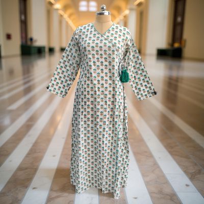 Cotton Jalabiya Dress Qifa Crystal 08