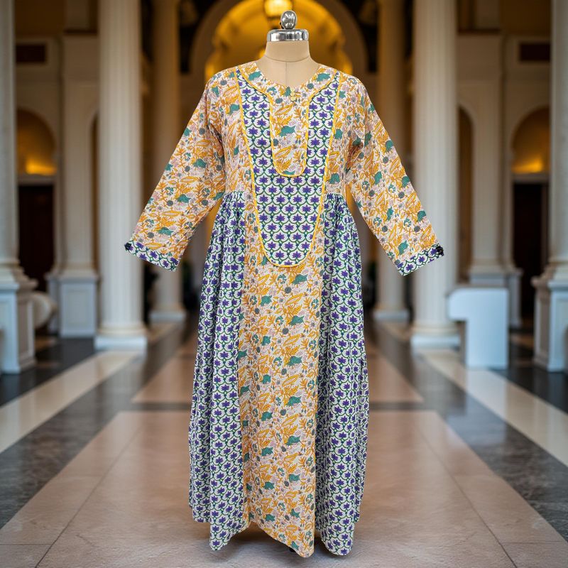 Cotton Jalabiya Dress Suf 06